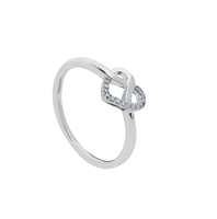 Anello Babila Milano Donna in Oro bianco Diamante 290298BB